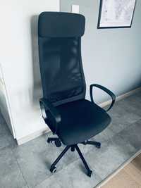 Krzesło biurowe Ikea Markus czarne/grafitowe