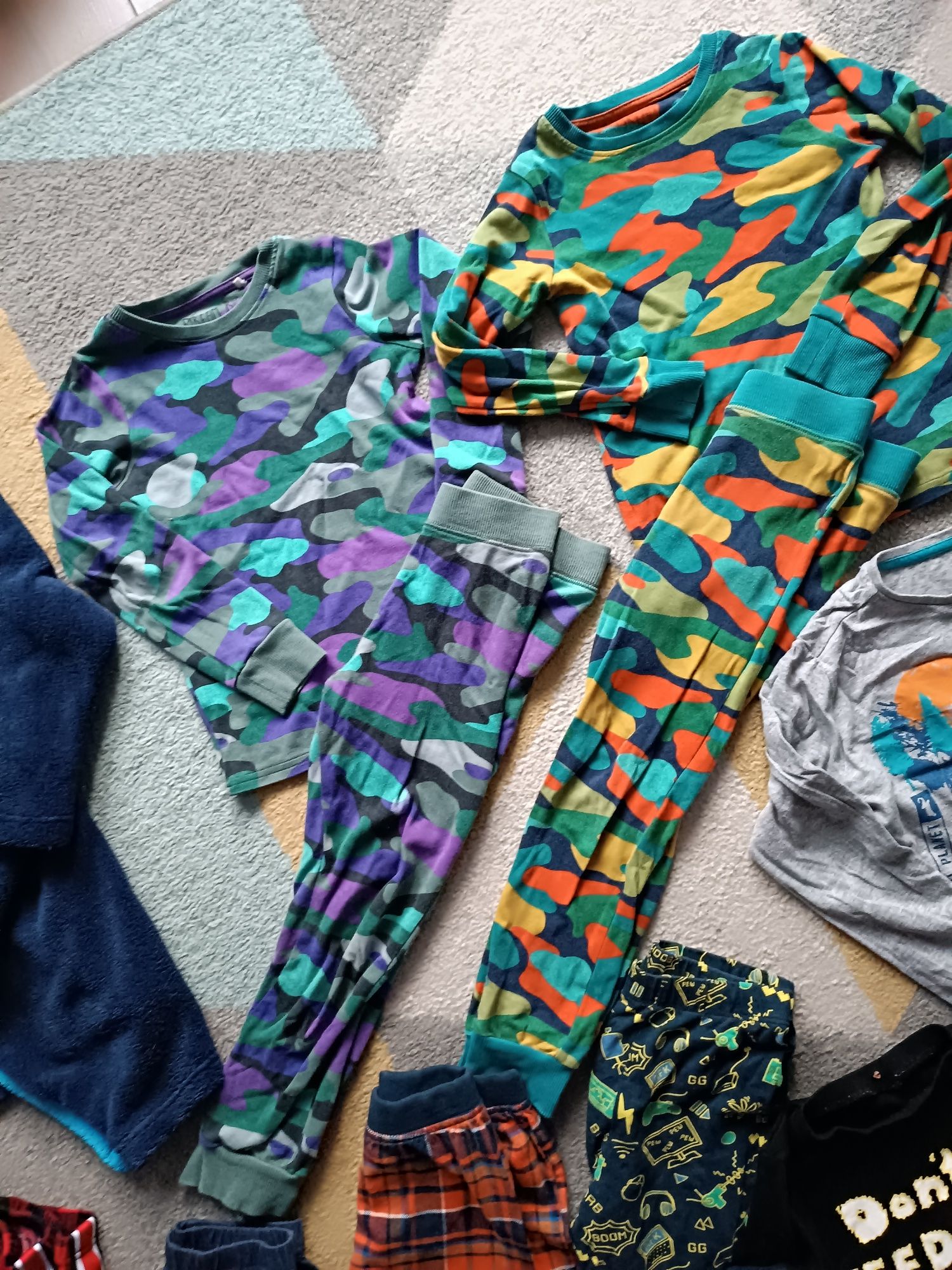 Zestaw piżama komplet zestaw next moro szlafrok spodnie KappAhl h&m