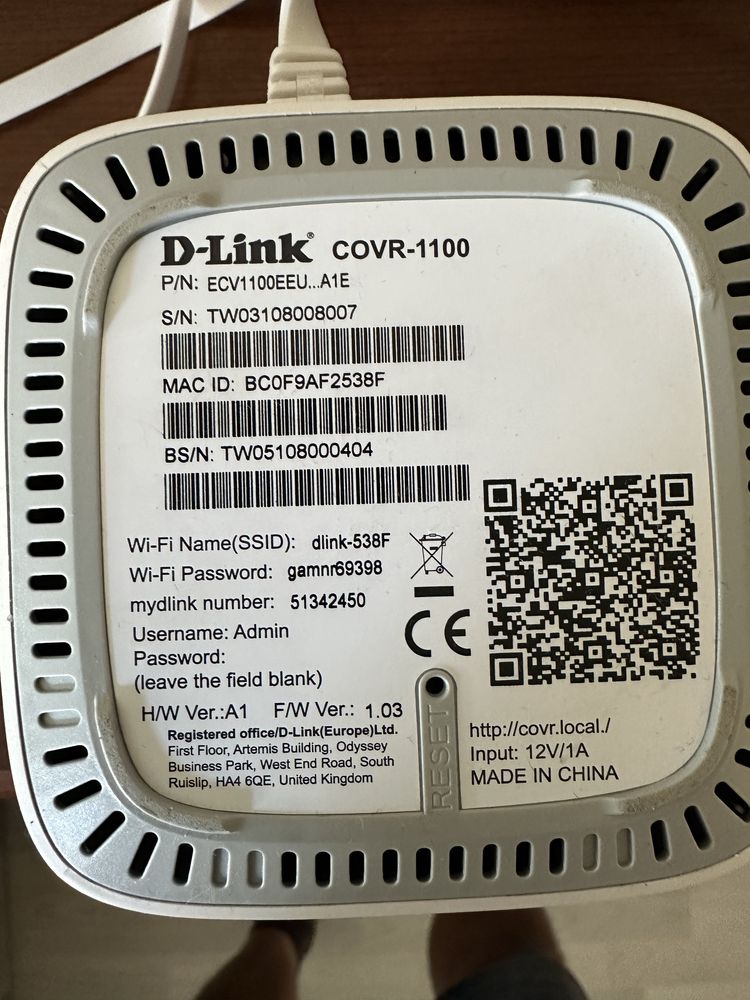 Ruter d-link covr 1100