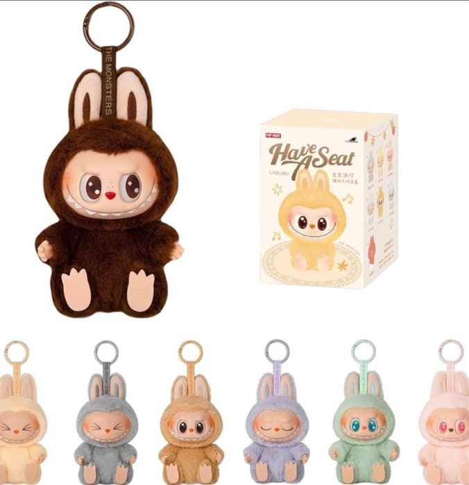 ‼️Трендова лабубу have a seat 2 серія‼️ Labubu. Іграшка-брелок.