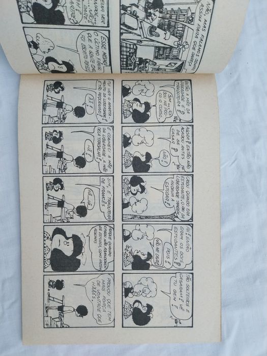 Banda desenhada Mafalda de 1972 primeira edição em Portugal