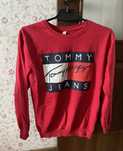 Світшот Tommy Jeans червоний
