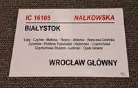IC Nałkowska / IC Dąbrowska - Tablica Relacyjna PKP InterCity