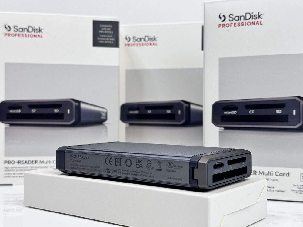 Картридер SanDisk USB-C 3.2 Professional PRO-READER SDPR3A8-0000