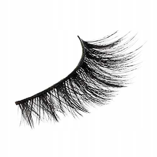 Rzęsy w paskach Kiss 3D Volume Lash Teddy Triple Push-Up z klejem