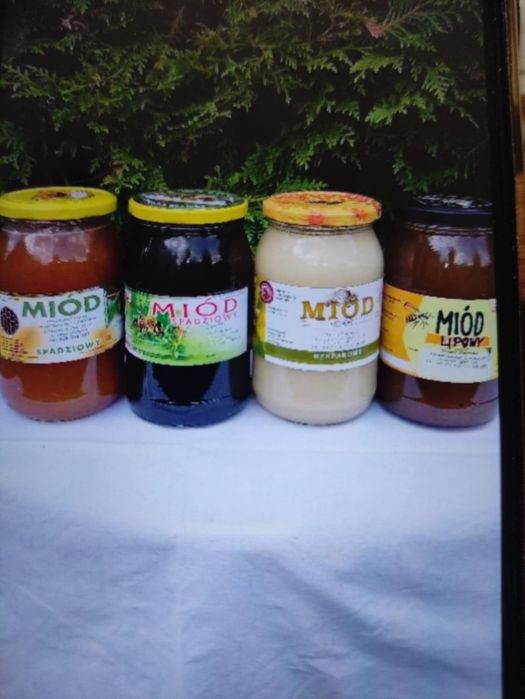 Oryginalny Miód rzepakowy i spadziowy z własnej  pasieki.