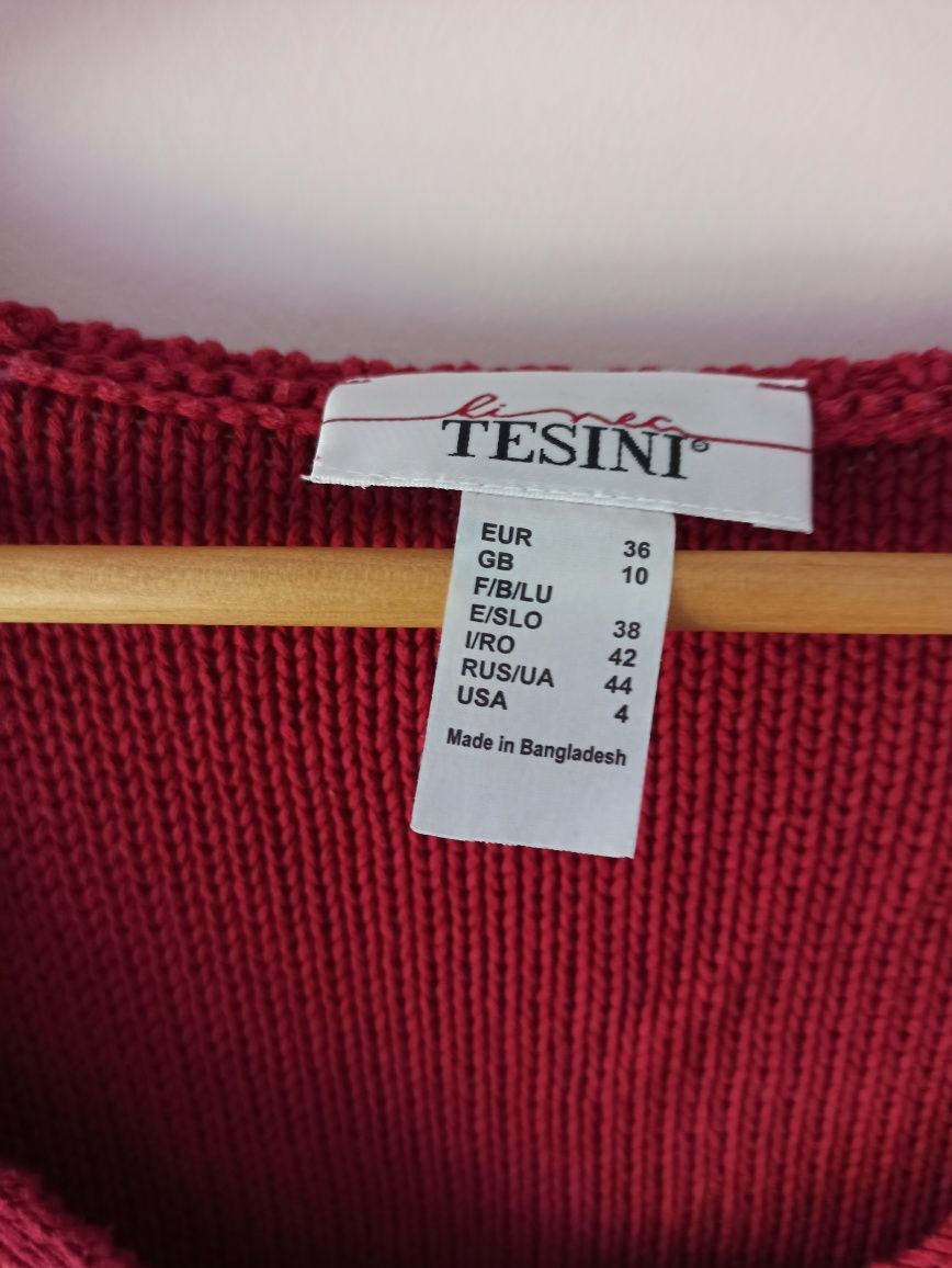 Czerwony sweter rozmiar 36