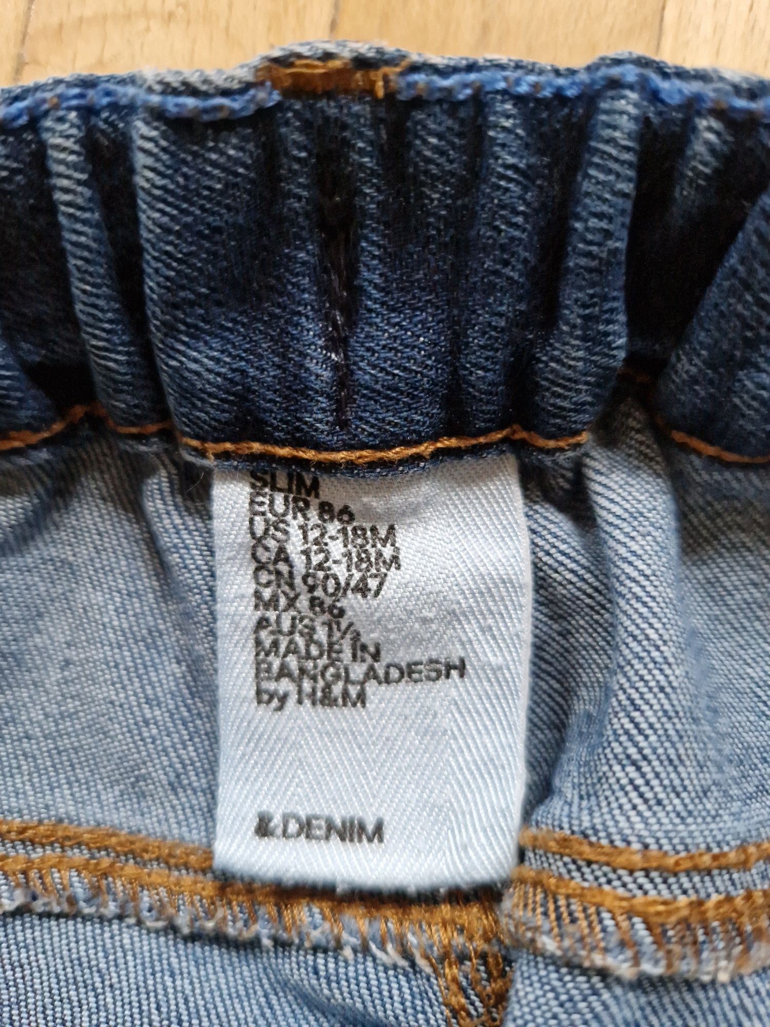 Spodnie spodenki jeansy 86 H&M