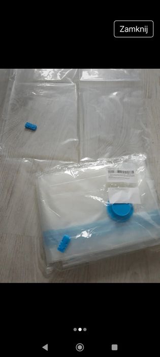 Worek próżniowy na ubrania 80 na 100