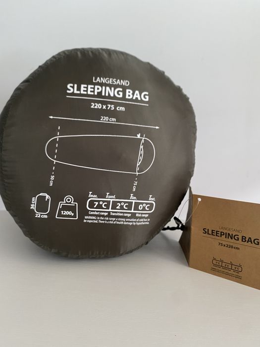 Nowy Jysk Śpiwór langesand biwak karimata namiot