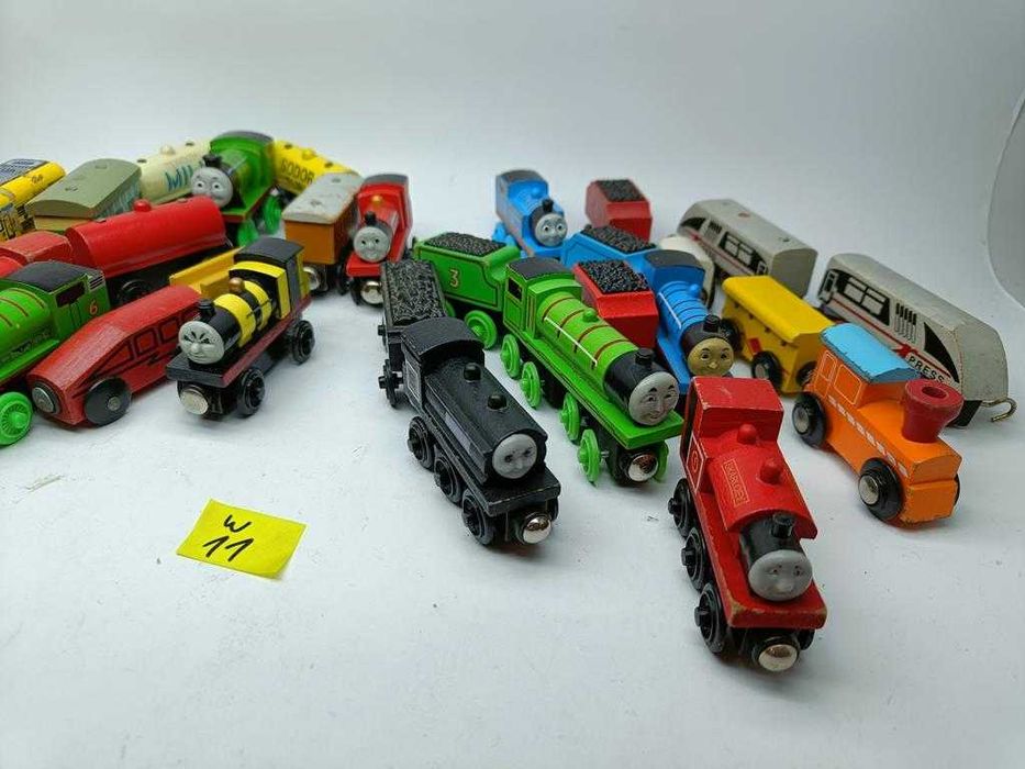 Drewniane Pociągi wagony parowozy Tomek i Przyjaciele na mages 159 zł