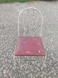 Krzesła metalowe do renowacji - 6 szt.