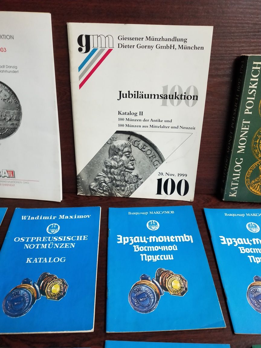 Książki numizmatyczne dla numizmatyków o monetach monety
