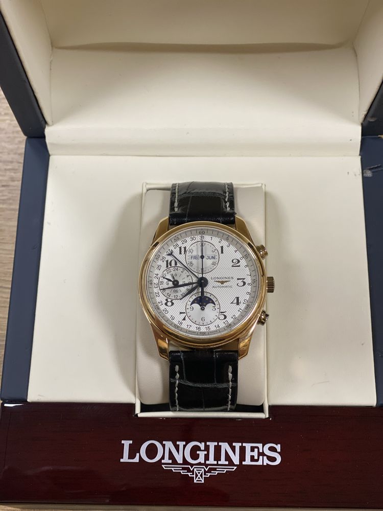 Золотий годинник Longines Master Collection