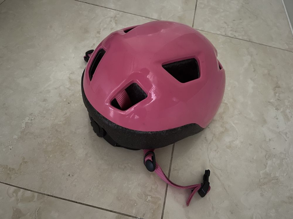 Capacete criança Rosa Btwin KH500 Pink 48-52cm
