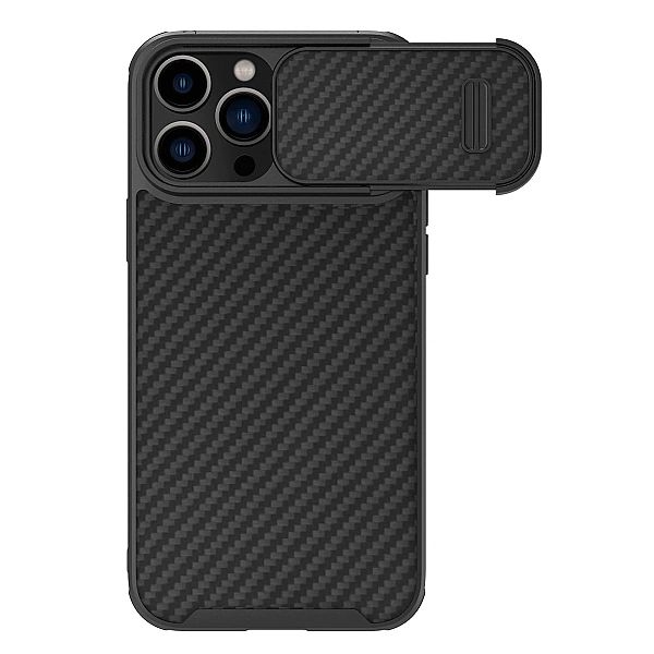 Nillkin Synthetic Fiber S Case etui iPhone 14 Pro Max z osłoną na apar