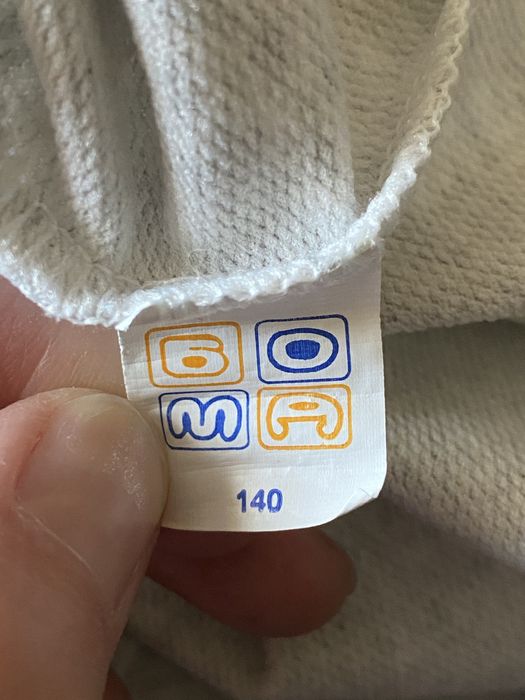 Сорочка сукня вишиванка 134-140 сіра з червоним орнаментом