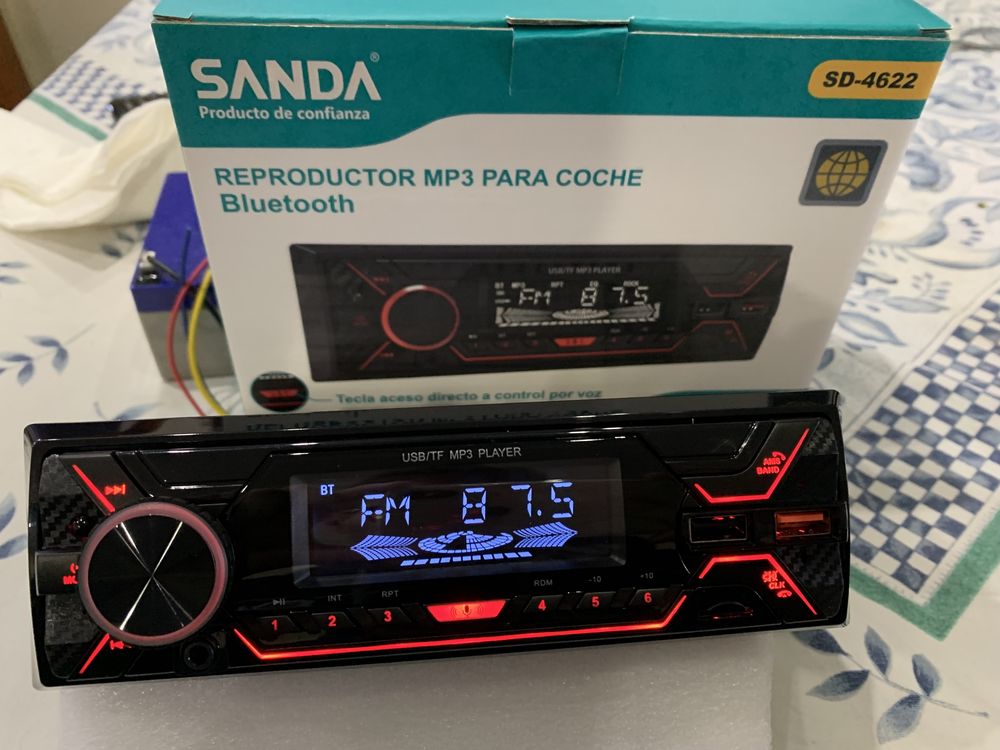 Rádio mp3 com Bluetooth