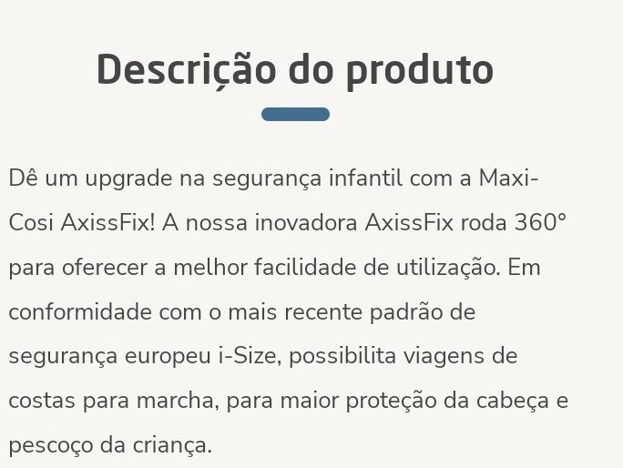 Cadeira assisfix