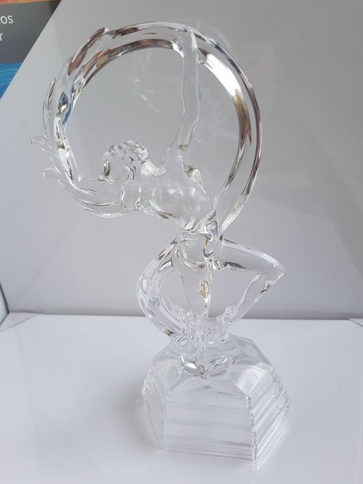 Bailarina Escultura em Vidro