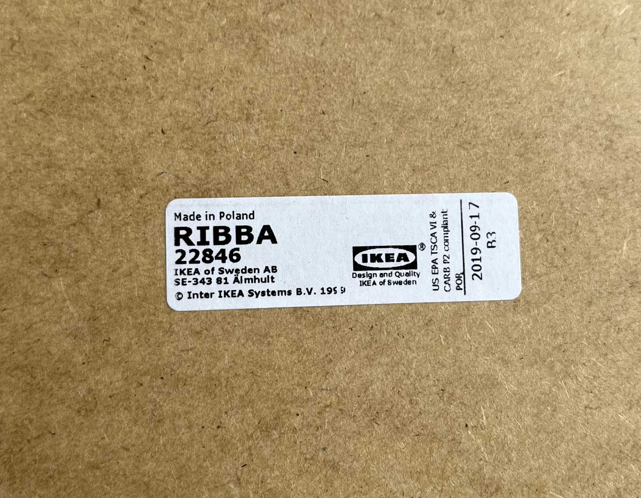 Ikea RIBBA ramka drewniana czarna 60x80cm