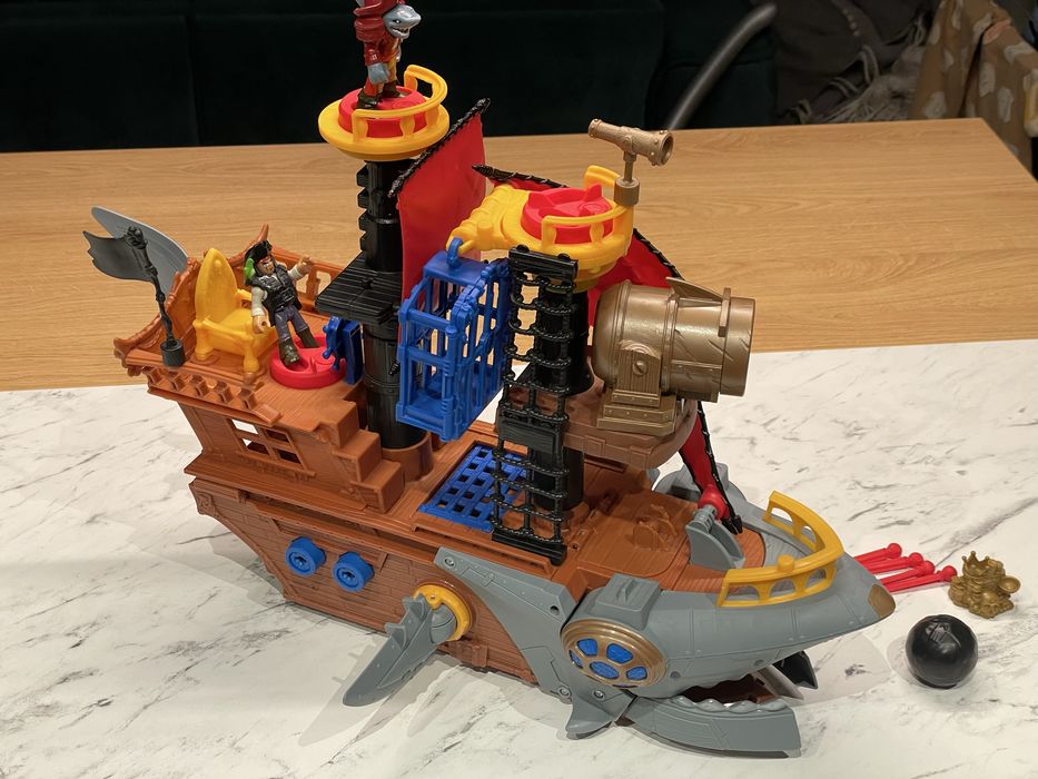 Fisher Price Imaginext duży statek piracki