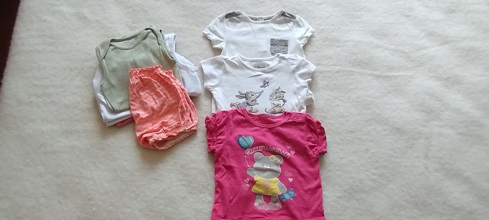 Mega paka ubrań dla dziewczynki rozmiar 74