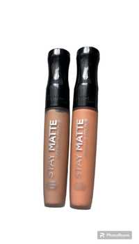 Rimmel London Stay Matte x2 liquid lip colour Dwa odcienie nude