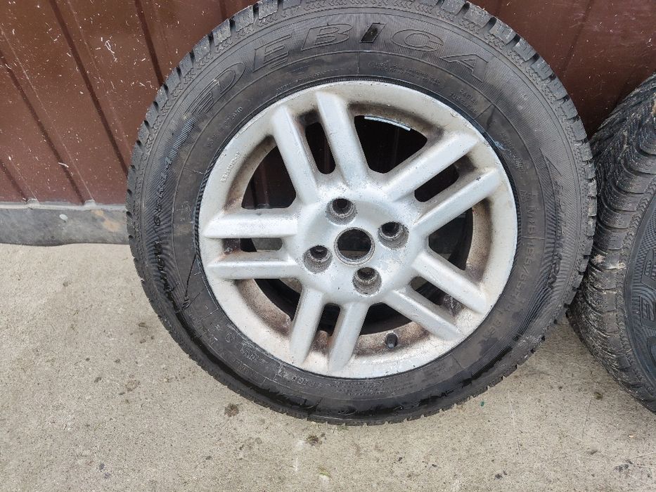 Felgi 14 4x100 et37 opony 185/65/r14 Dębica z opla astry
