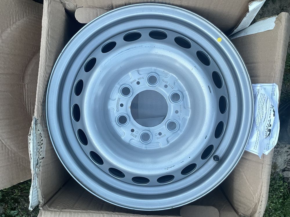 Felgi stalowe 16” Mercedes sprinter Oryginał Volkswagen Crafter Nowe
