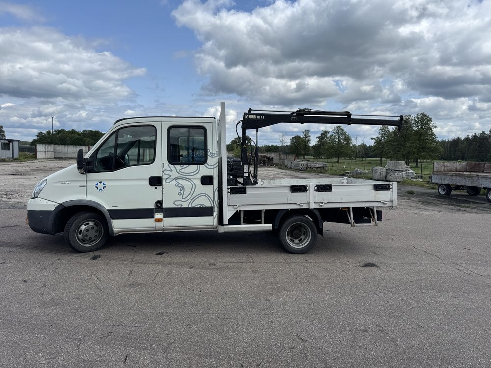 Iveco Daily 35c Doka HDS Dźwig Żuraw Hiab Udt Bliźniak 160 tys km