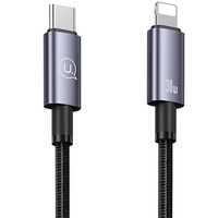 Kabel USB-C to Lightning 30W 0,25m - Fast Charging, Nylonowy Pleciony