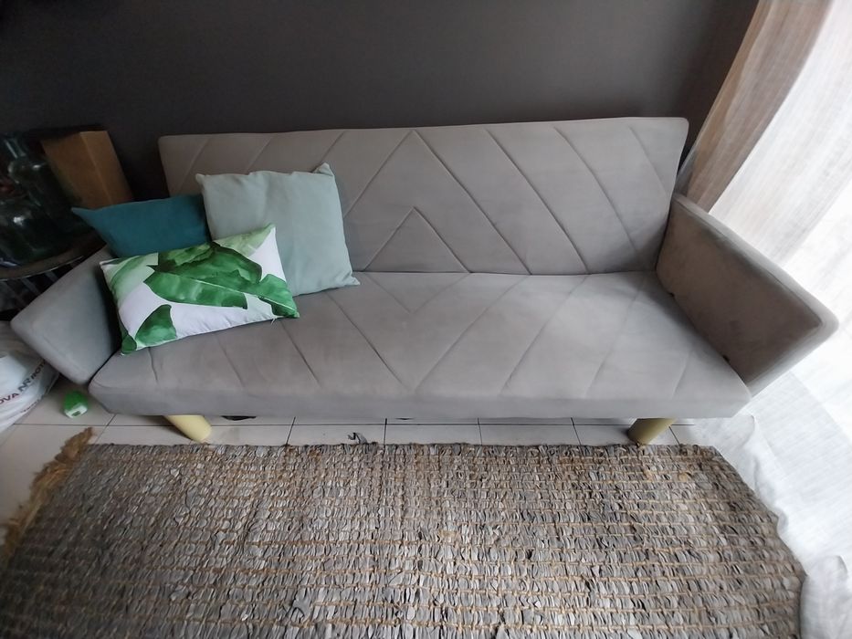 Sofá Cama em Camurça em ótimas condições