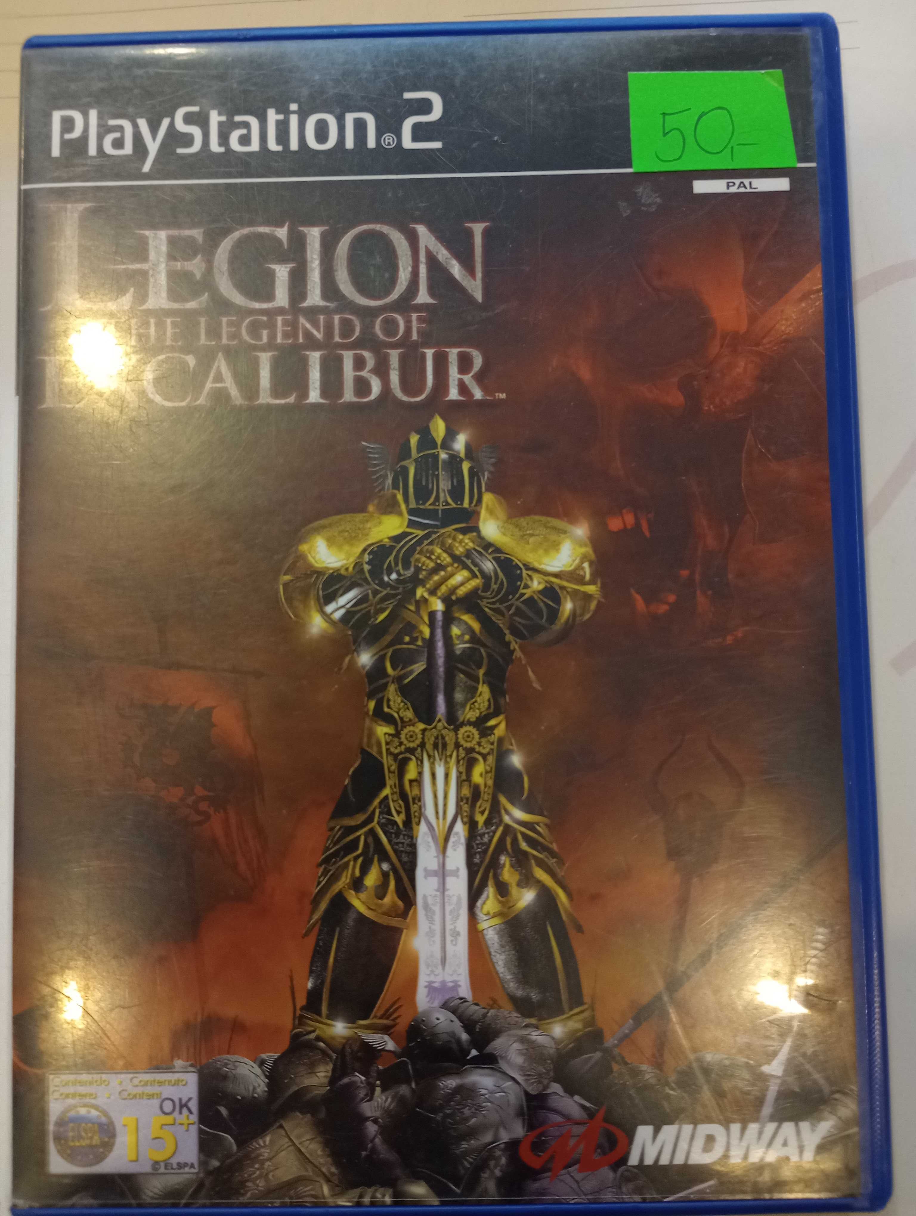 PS2 Legion the Legend of Excalibur PlayStation 2