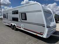 Dethleffs Camper 730FKR  Rodzinna przyczepa, Łóżka piętrowe, Duża łazienka, Truma 6E, ATC