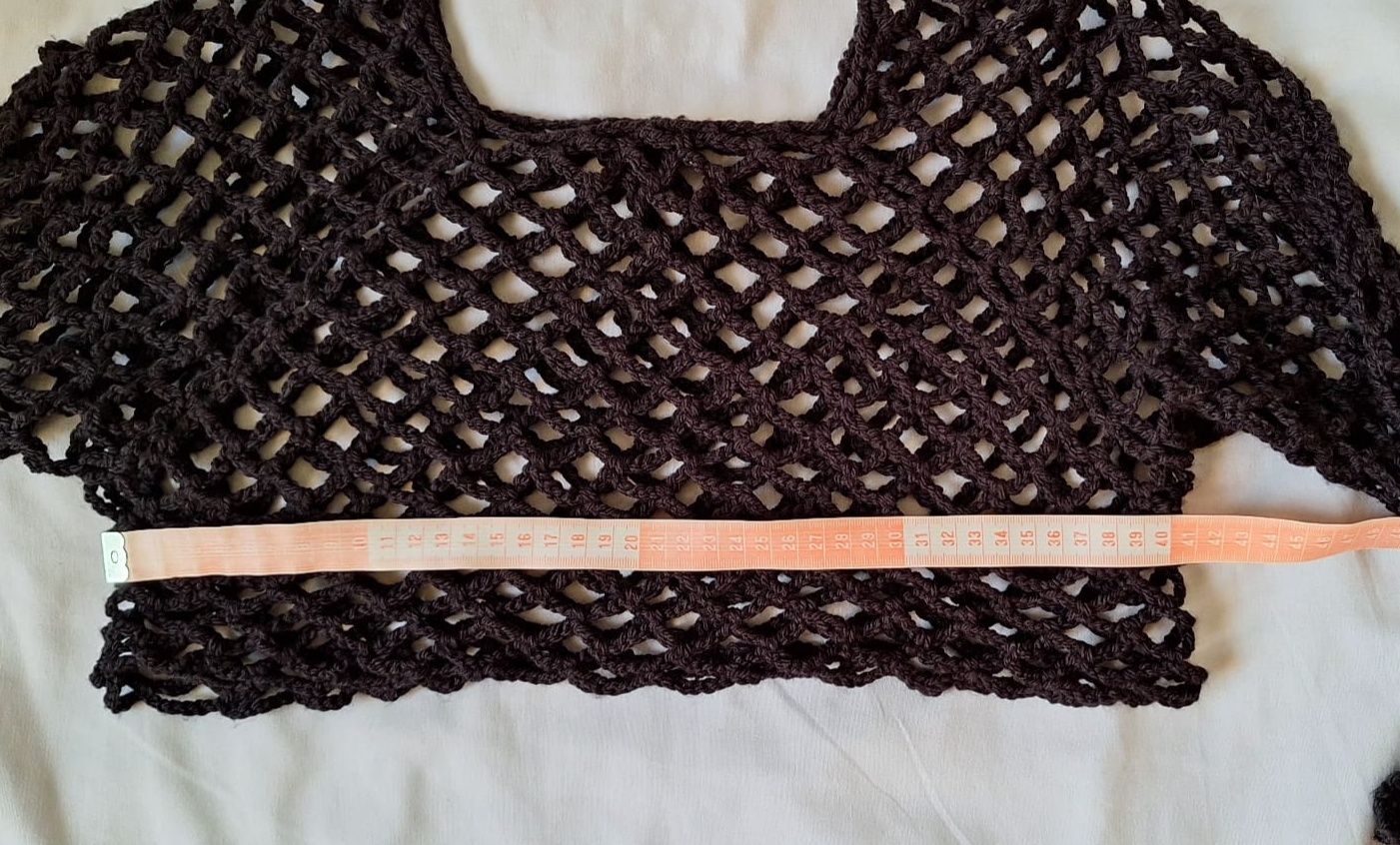 Mesh top szydełko