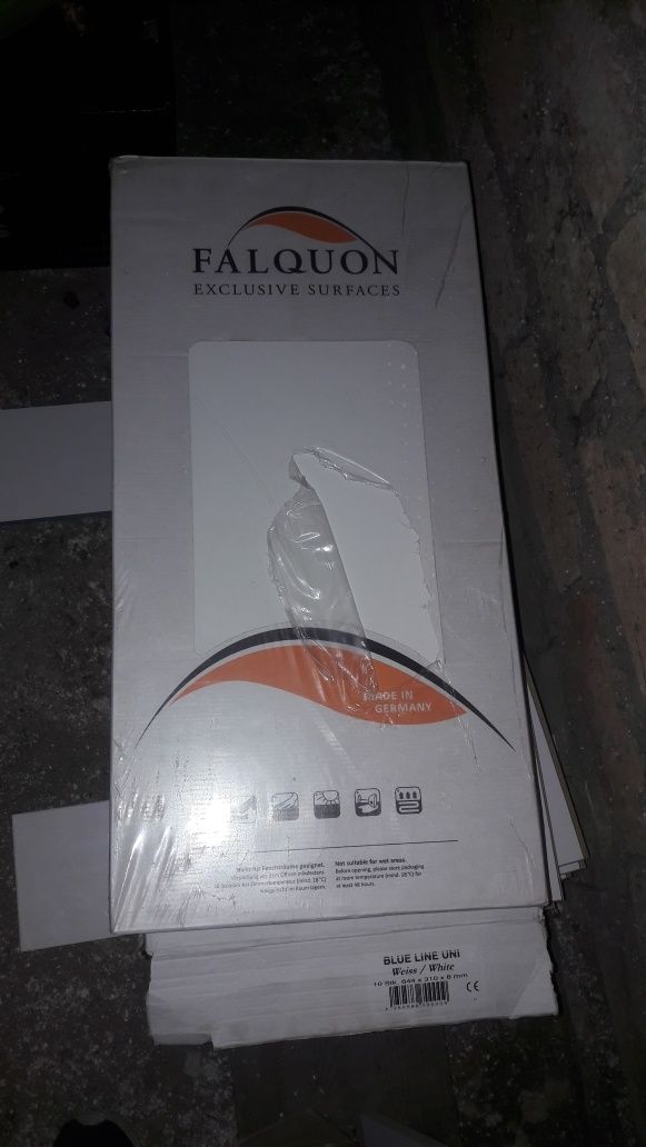 Panele Falquon Białe wysoki połysk