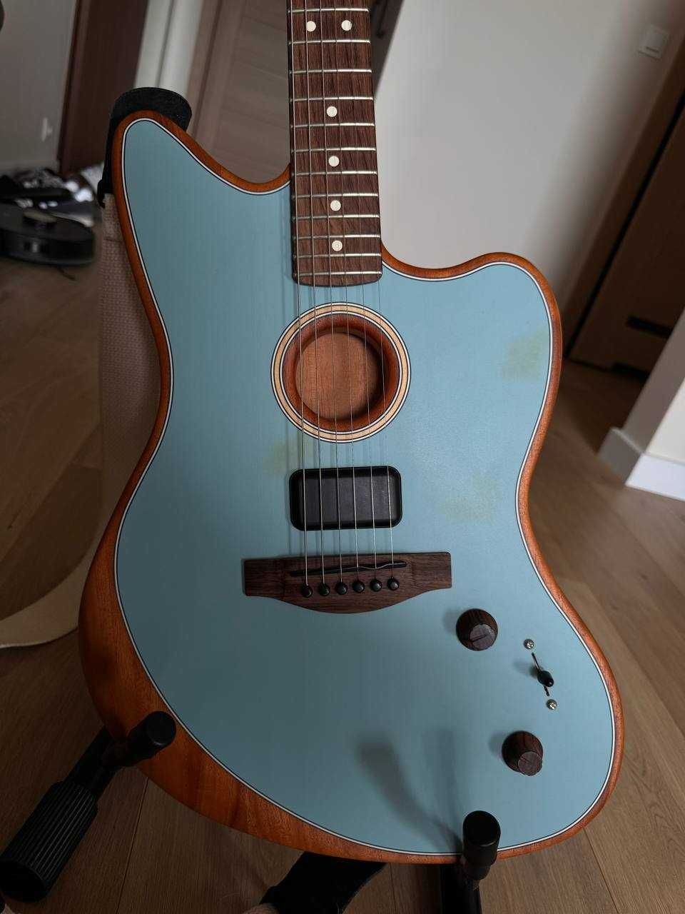 Gitara Akustyczna - Fender Acoustasonic Jazzmaster (ocean turquoise)