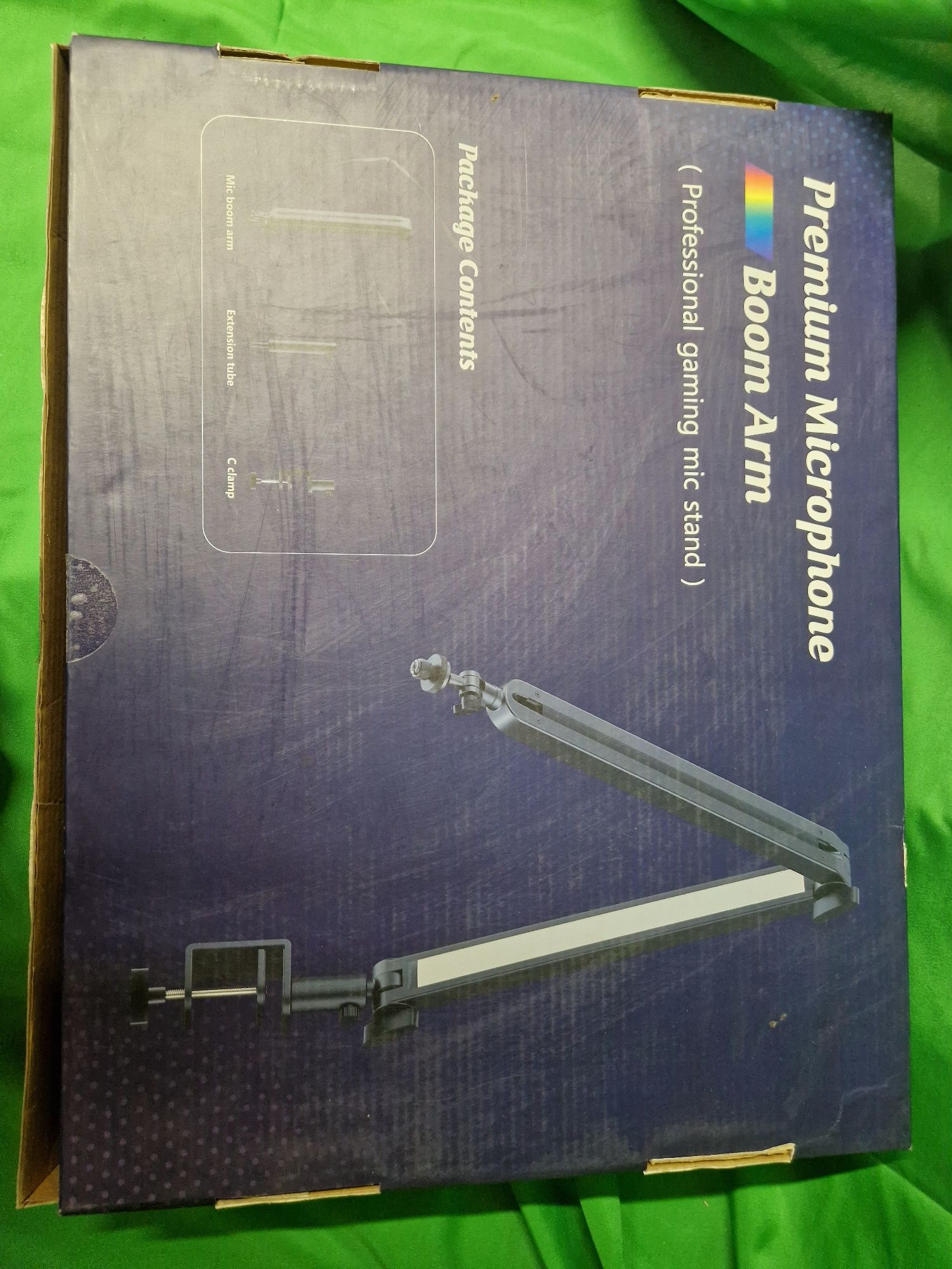 Statyw do mikrofonu Boom Arm RGB professional gaming  mic stand