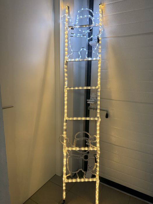 Escada em led de natal