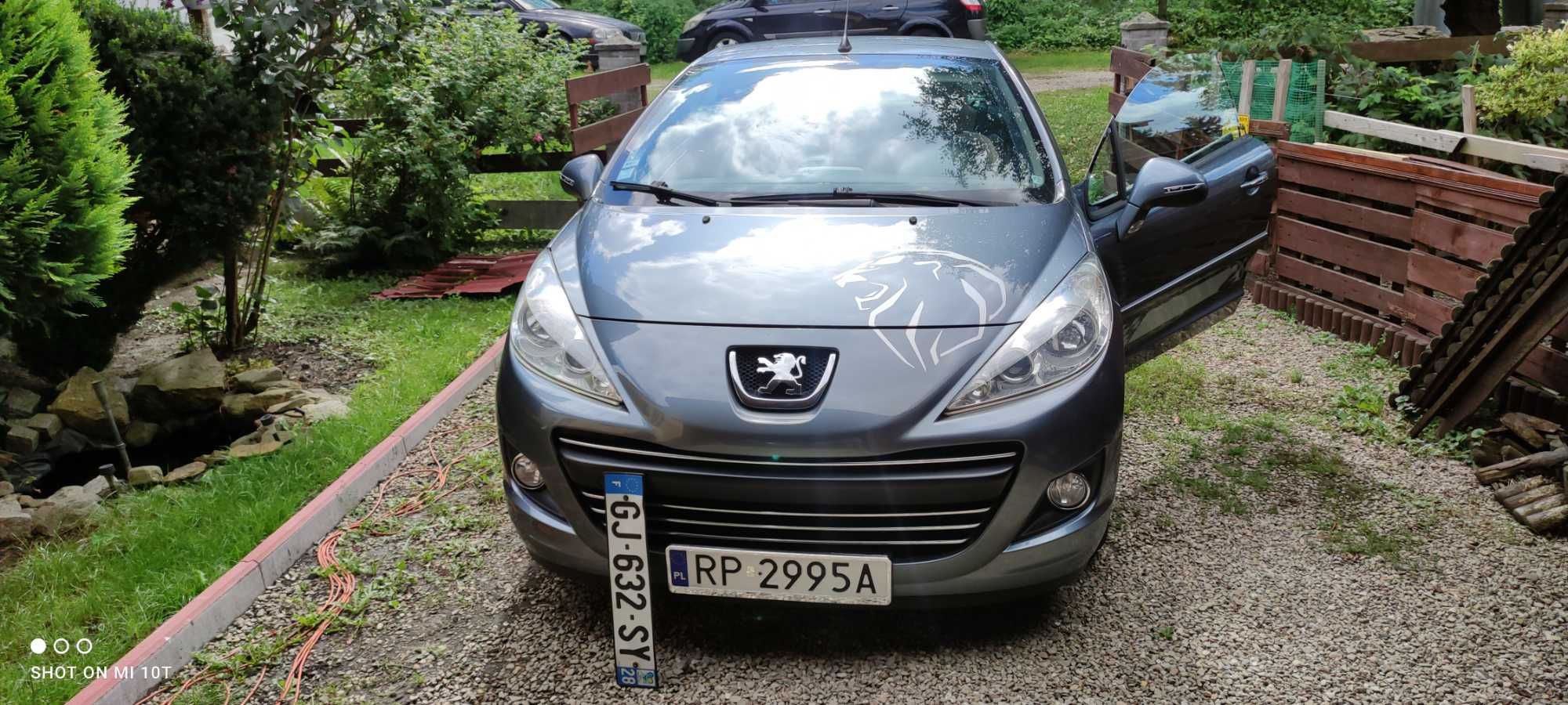 Peugeot 207CC po Lifcie w cabrio,-opłaty do 2026r.