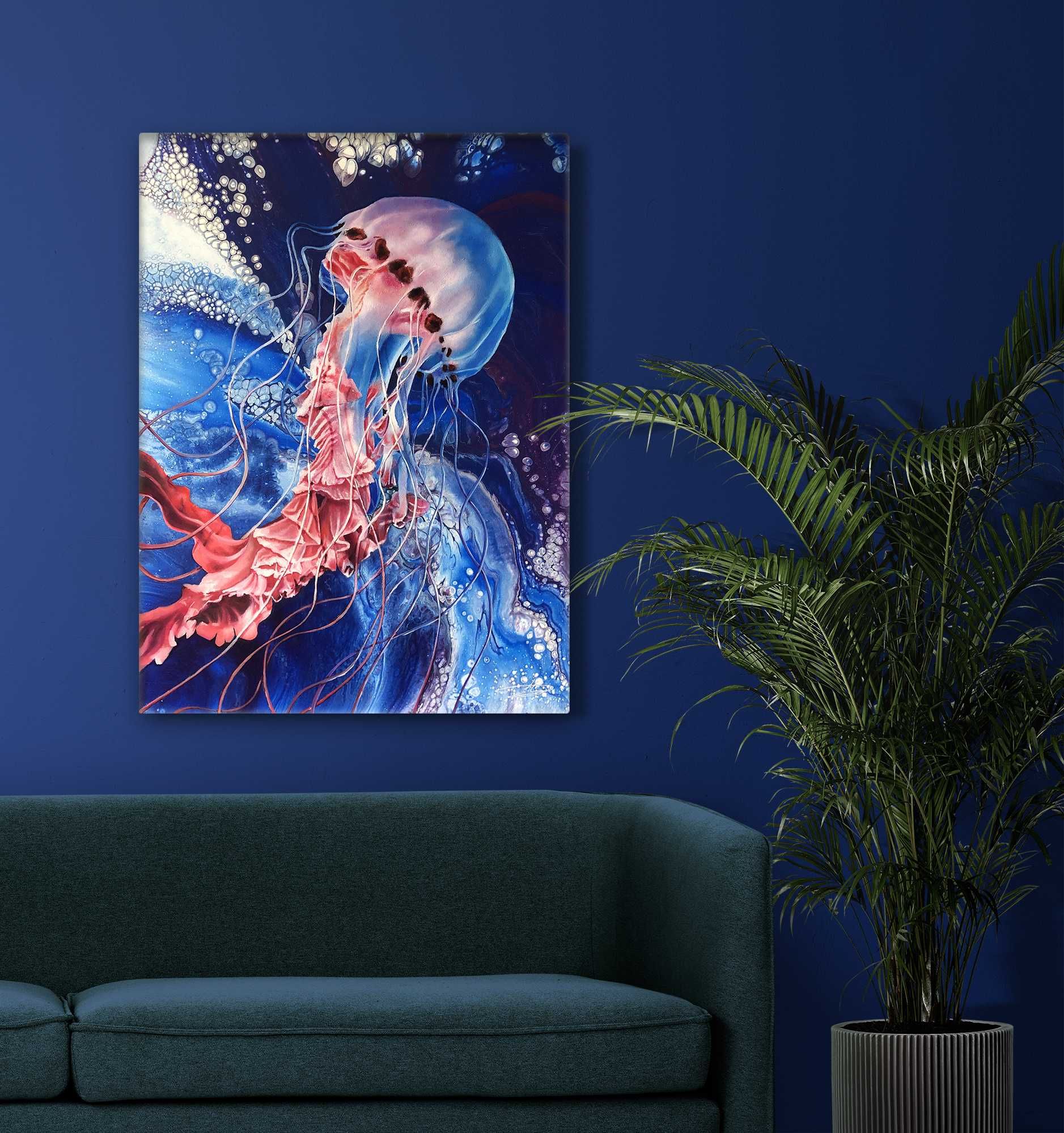 Ітер'єрна картина Медуза в океані