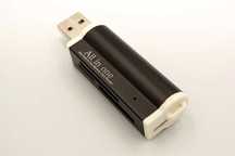 Leitor de Cartões USB Universal, Novo