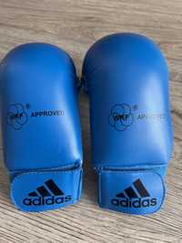 Nowe Napięstniki WKF Adidas niebieskie, roz S