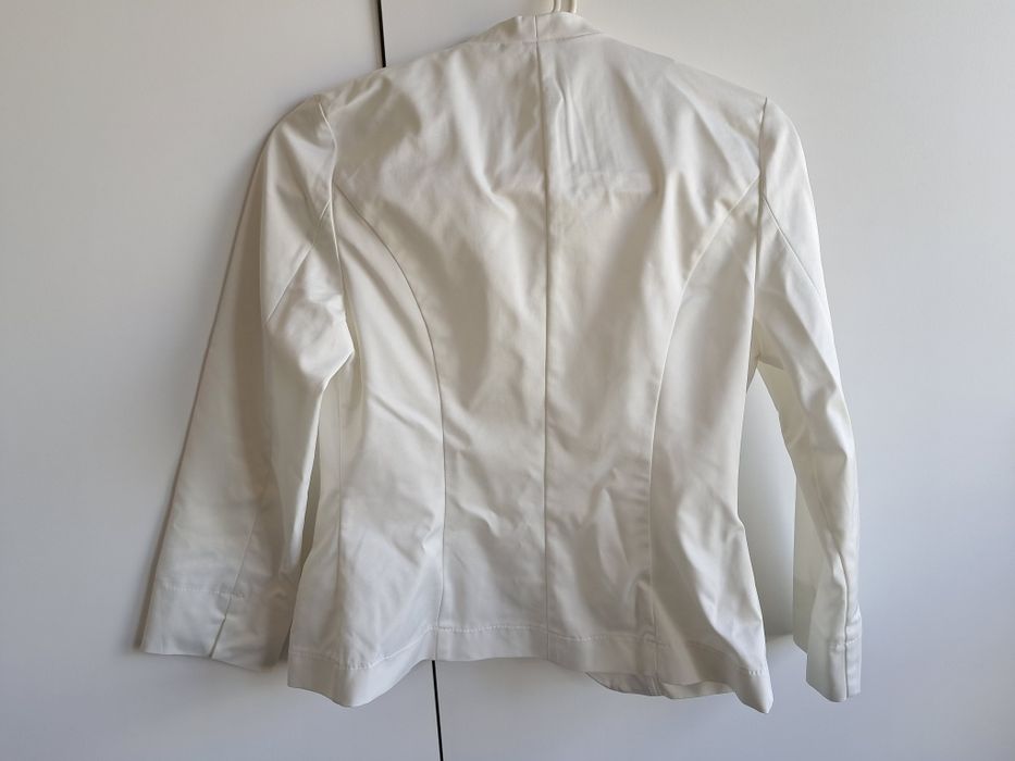 Kremowe ecru eleganckie bolerko rozm. 36