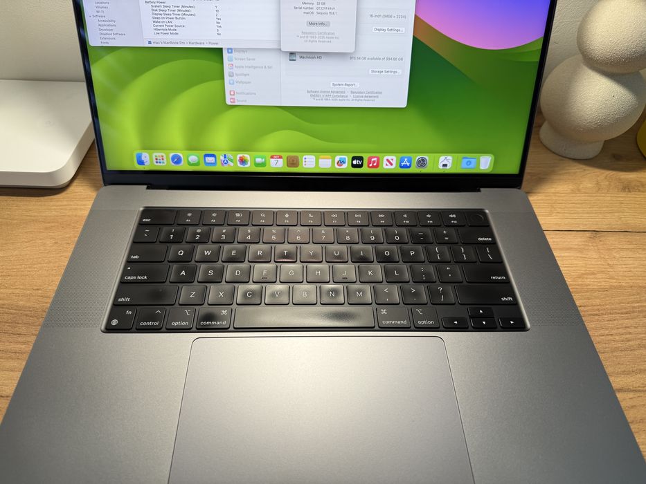 MacBook Pro 16 2021 32GB 1TB SSD Space Gray 85%