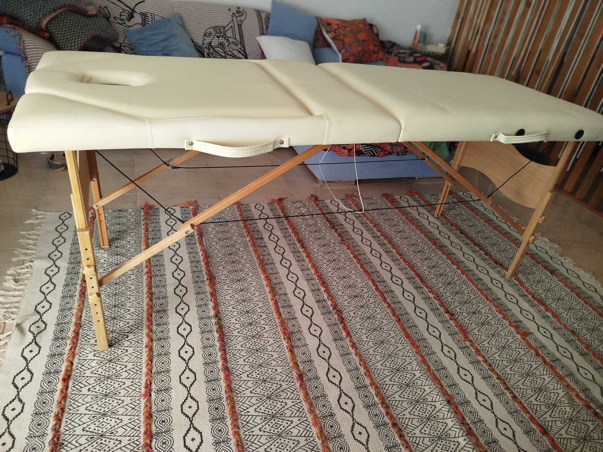 Cama portátil massagem