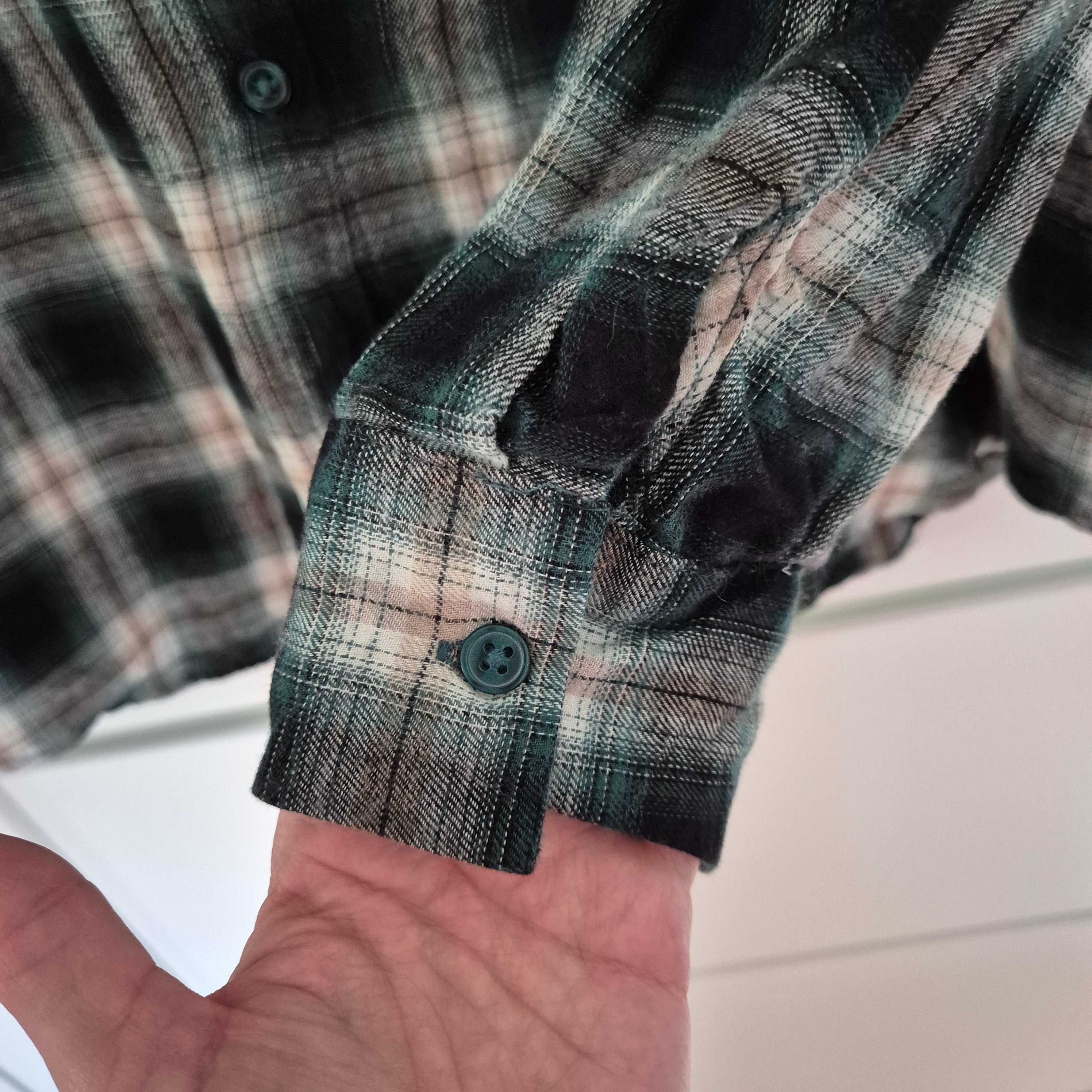 "Flanelowa" koszula w kratę Primark rozmiar M