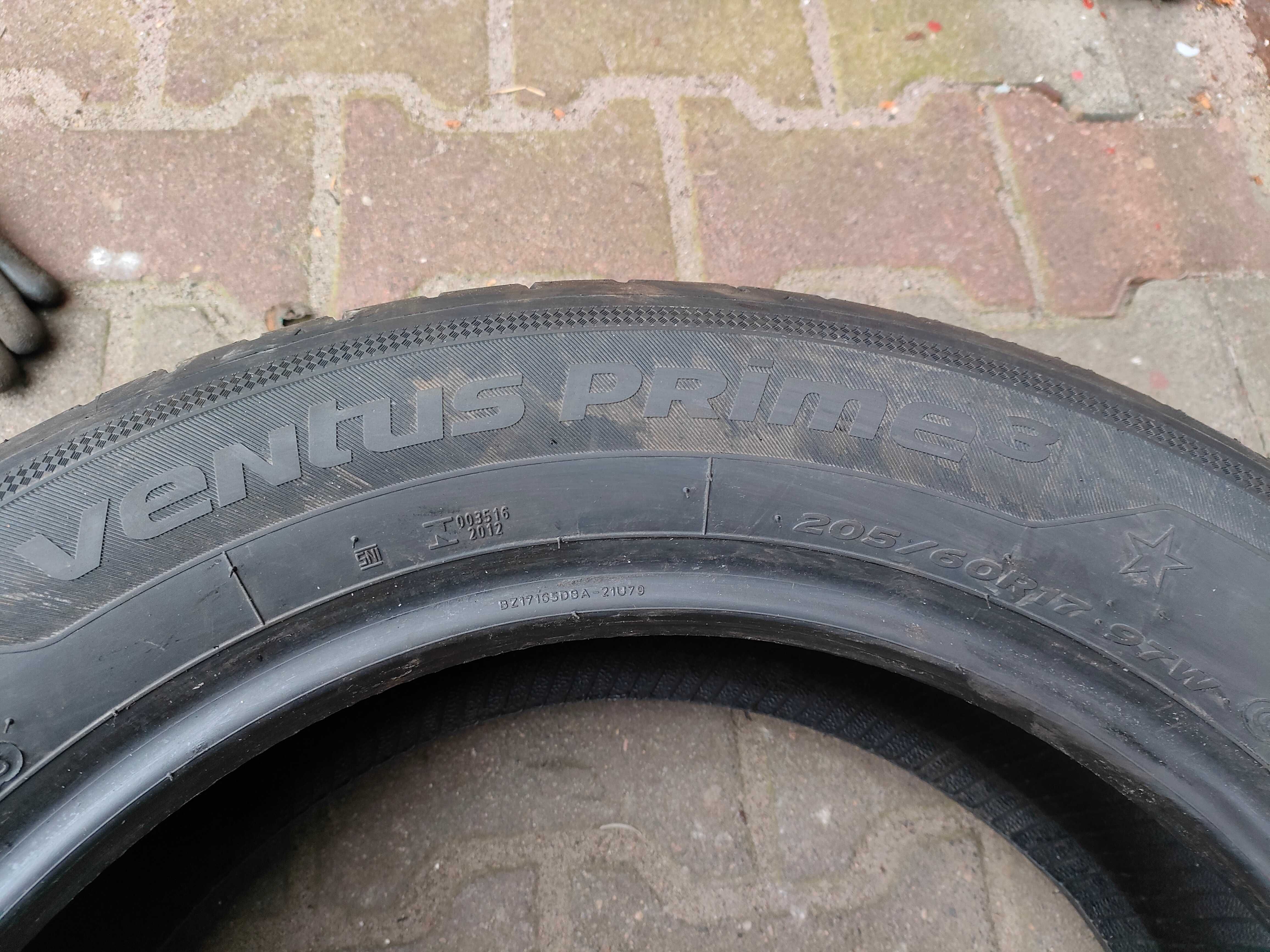 Hankook Ventus Prime 3 205/60/17 kpl