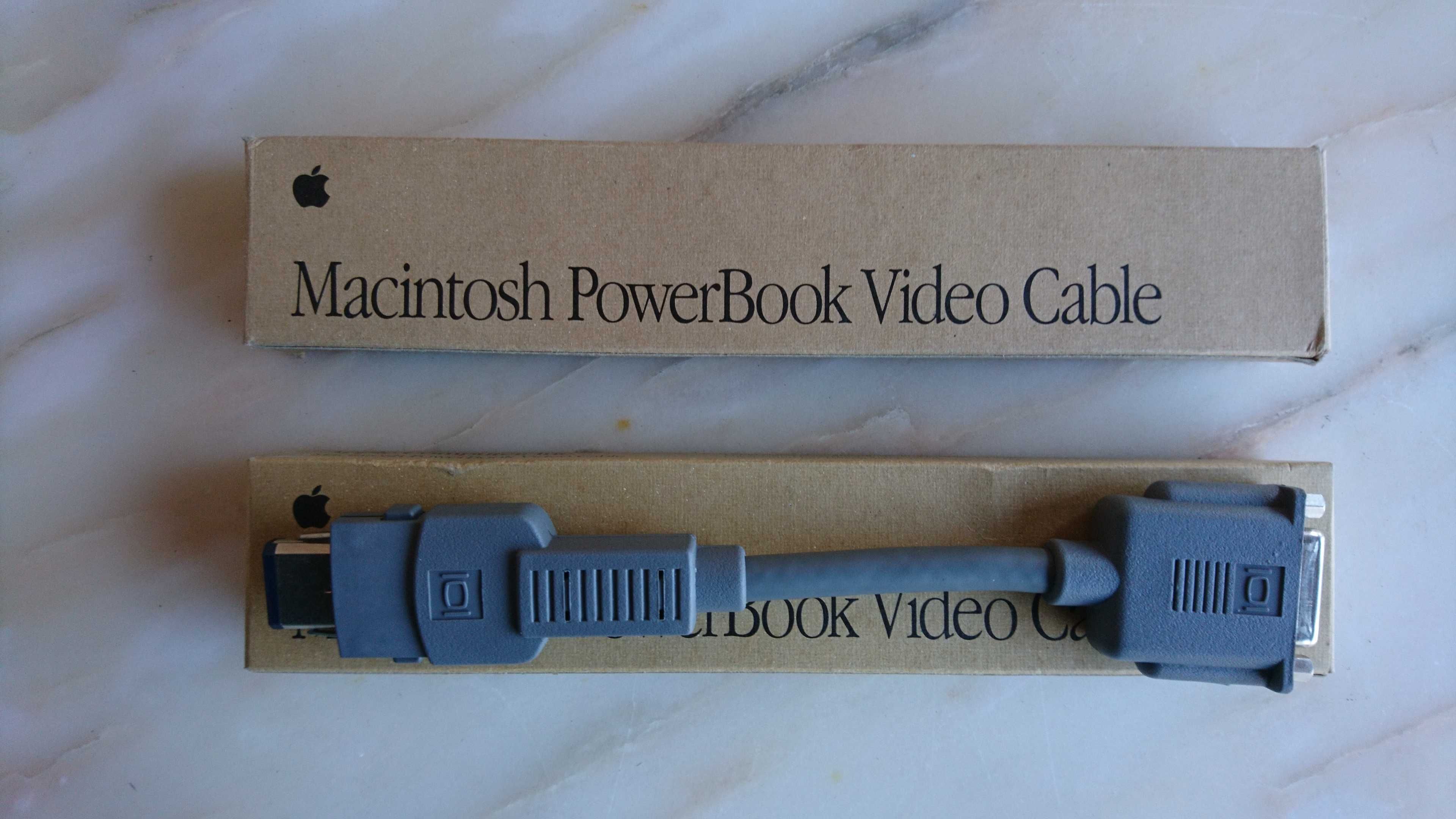 2x Apple Macintosh PowerBook Video Cable - Bom estado